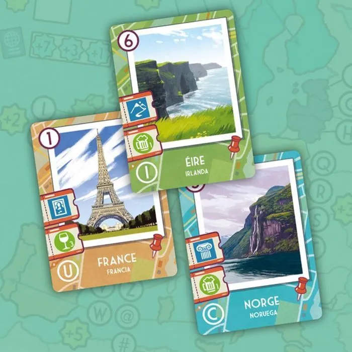 SD Games Boomerang Europe Jeu de Cartes Draft Voyage et Pays Papier 13 x 18 x 4 cm-2