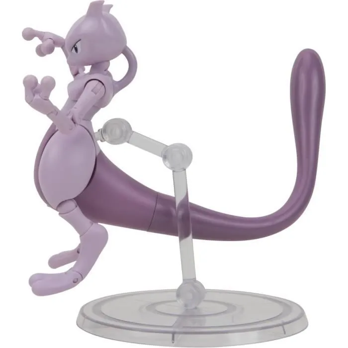 Figurine - BANDAI - Pokémon Mewtwo - 12 cm, ultra articulée et très détaillée-6