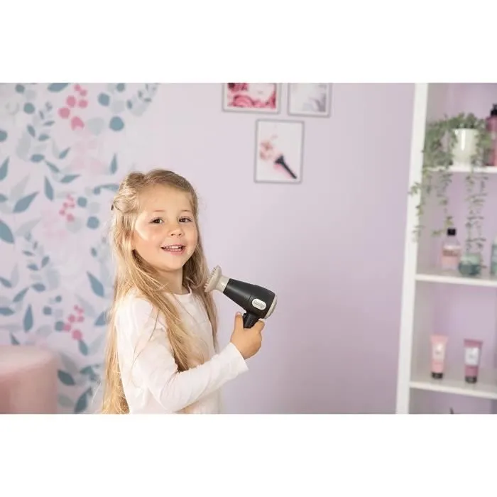 Smoby - My Beauty Hair Set - Set de Coiffure Enfant - Lisseur et Sèche-Cheveux Factices - Fonctions Electroniques - 320144-3