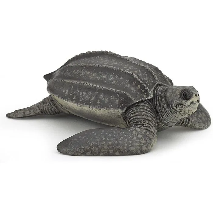 Figurine Tortue Luth - PAPO - Univers marin - Pour enfants à partir de 3 ans-1