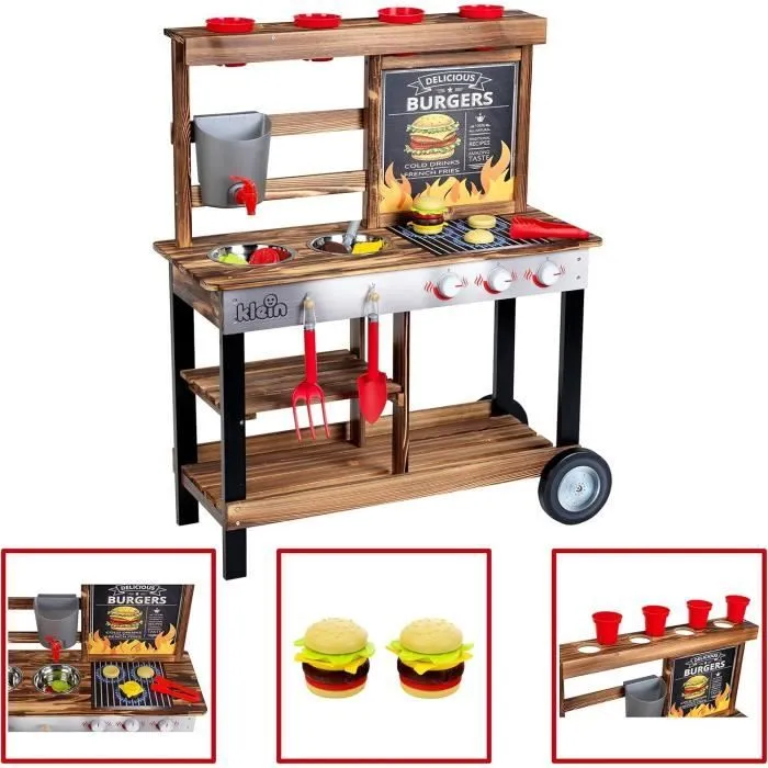 Cuisine d'été en bois Beach Picnic avec 23 accessoires - KLEIN - 2368-2