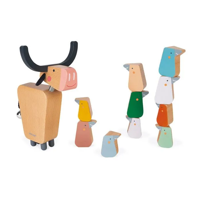Jeu d'Equilibre en Bois Buffalo - JANOD - Pour Enfants de 3 à 6 ans - Développe la patience et la dextérité-2
