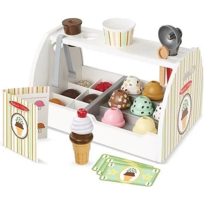 MELISSA & DOUG Comptoir À Crème Glacée En Bois-0