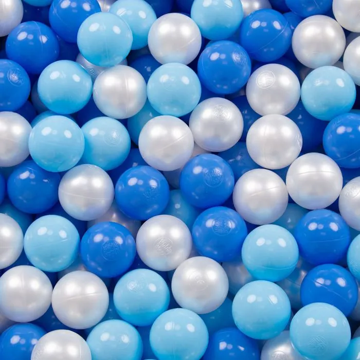 KiddyMoon Aire De Jeux Avec Piscine À Balles Bleu 403-1