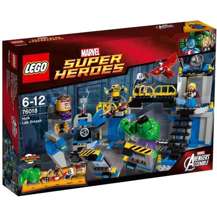 LEGO® Marvel Super Heroes 76018 - La Destruction du Labo-0