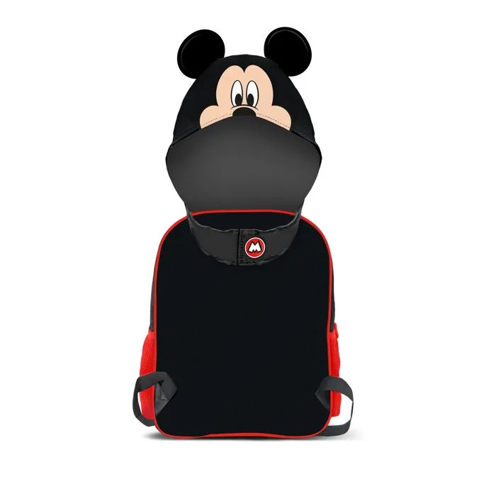 Sac à dos à Capuche Hood - Disney Mickey Mouse Clever - Noir - Taille Unique-2