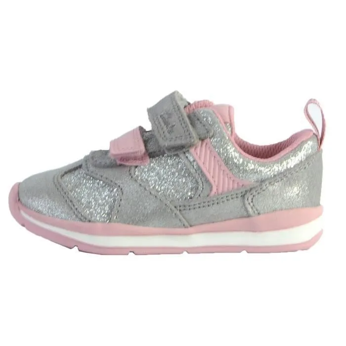 Basket Cuir Clarks  Ferris Run - Argent Metallique-0