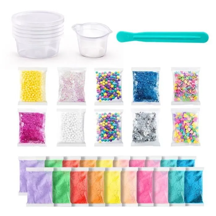 Kit de fabrication de 20 Slimes - CANAL TOYS - Violet - Pour enfants à partir de 6 ans-1