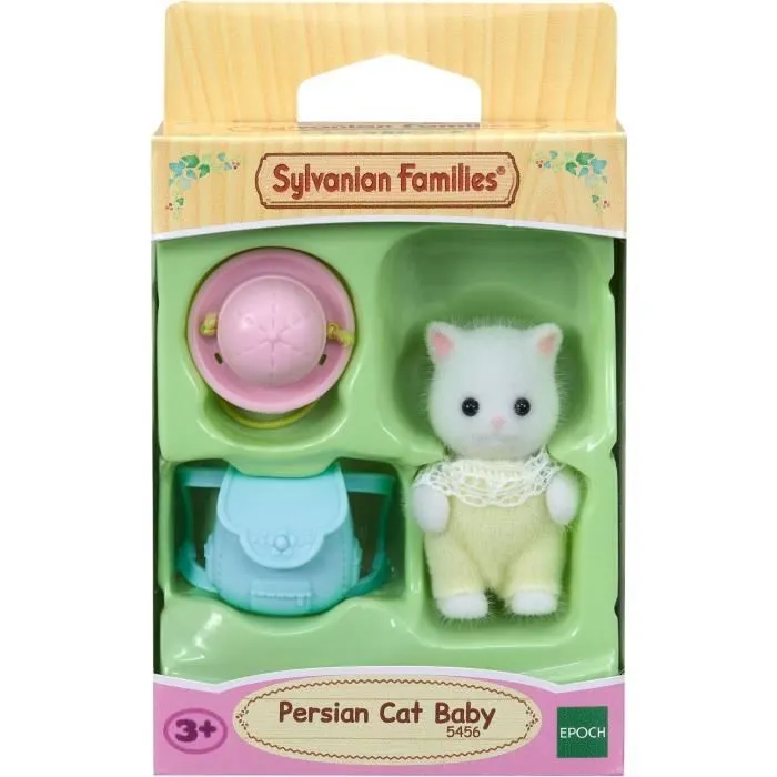 Mini-univers - SYLVANIAN FAMILIES - Bébé chat persan - Jaune - Mixte - 3 ans+-2