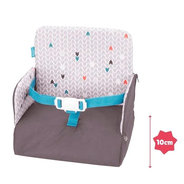 Réhausseur de Chaise Enfant Nomade - BADABULLE - Yummy Travel - Universel - Ultra Compact - Grand Rangement-2