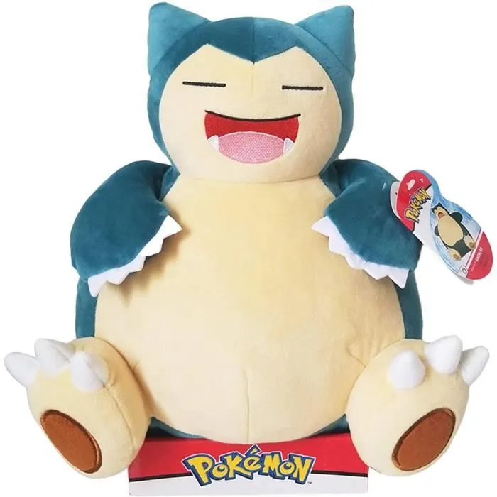 PoKéMoN- Peluche-Ronflex 30 cm, 36680-0