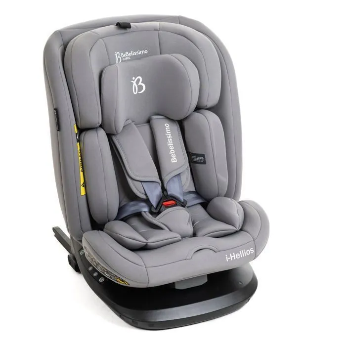 BEBELISSIMO - Siège auto Isofix - pivotant 360 ° -  40-150cm - (0-36kg) - Hellios - gray -R129 i-size-2