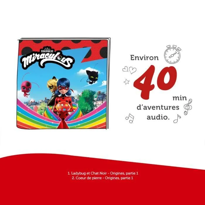 tonies® - Figurine Tonie - Miraculous - Ladybug - Figurine Audio pour Toniebox-3