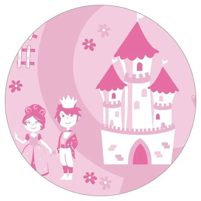 Coffre à Jouets - ROBA - Krone - Banc de Rangement Multifonctionnel - Fermeture Douce - Blanc / Rose-2