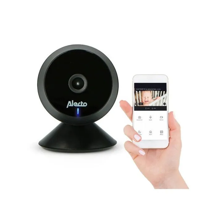 Babyphone Wi-Fi avec caméra ALECTO SMARTBABY5BK Noir - Ondes zéro émission - Numérique - DECT-3