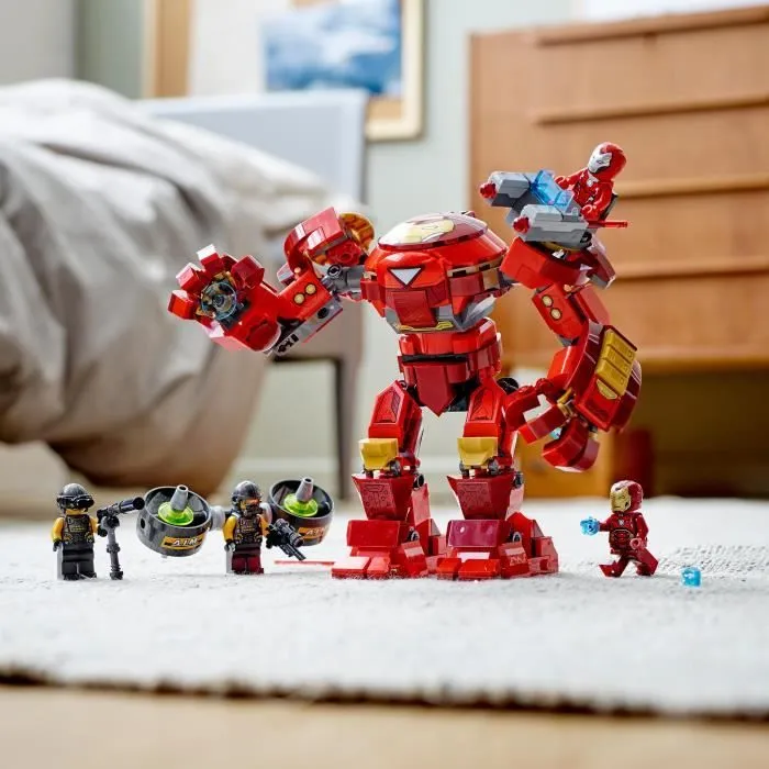 LEGO® Super Heroes 76164 Marvel Avengers Iron Man Hulkbuster contre un agent de l’A.I.M. Cadeau Enfant avec Figurines-3
