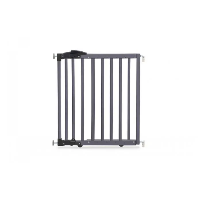Barrière de porte - GEUTHER - Grau - Bois - Réglable - Passage confortable-0
