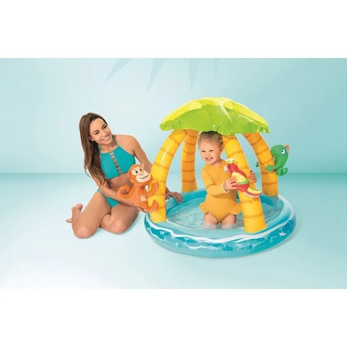 Pataugeoire gonflable Intex Tropicale-1