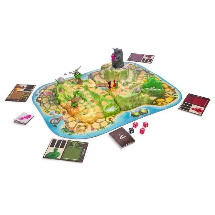 SPIN MASTER JEU JUMANJI L'Ile du Danger (plateau 3D)-0