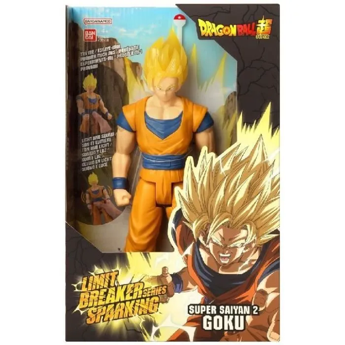 Figurine géante Limit Breaker 30 cm Super Saiyan 2 Goku - Sparking Goku Son et Lumière - BANDAI - Dragon Ball Super-4