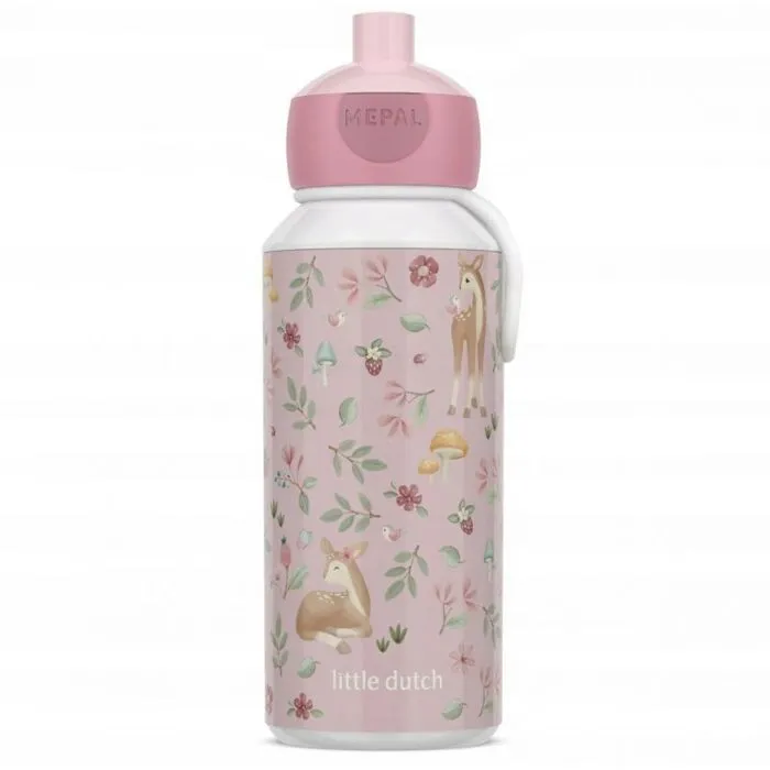 Gourde - bidon - bouteille isotherme U-grow BOUTEILLE ENFANT POP-UP CAMPUS 400 ML FAIRY GARDEN 107410065406-0