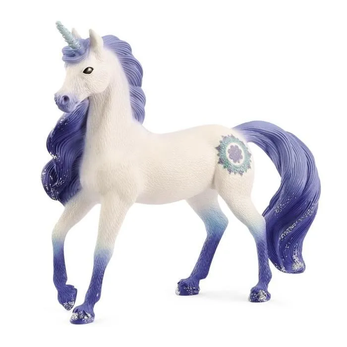 Figurine - SCHLEICH - Licorne Mandala, étalon - Bayala - Mixte - 5 ans et plus-0