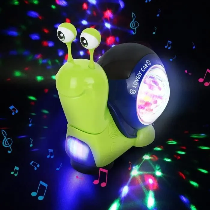 Jouet Musical pour bébé Crawling avec Musique et des Lumières LED pour Enfants Le Jouet de Développement Intellectuel-3
