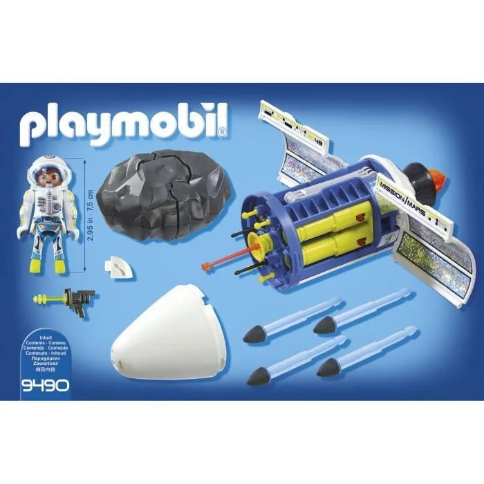 PLAYMOBIL - 9490 - Space - Spationaute avec satellite et météorite-4