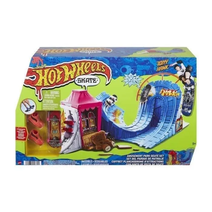 Hot Wheels-Skate-Coffret Skatepark Attractions Tony Hawk HGT95-2