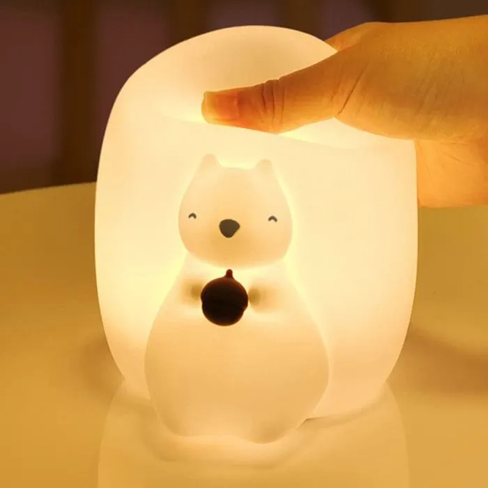 Veilleuse lumineuse avec télécommande Écureuil-4