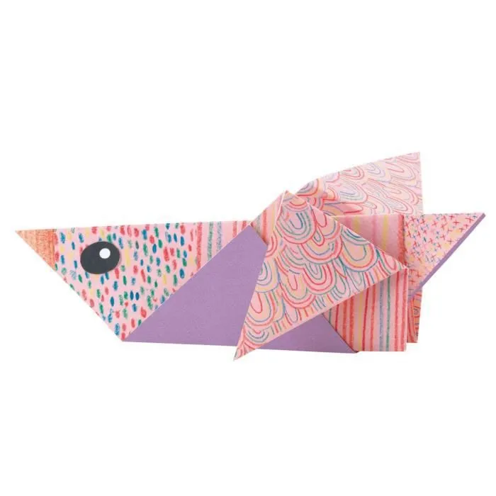 Origami - DJECO - Les animaux polaires - Kit d'origami facile pour enfants de 5 ans et plus-1