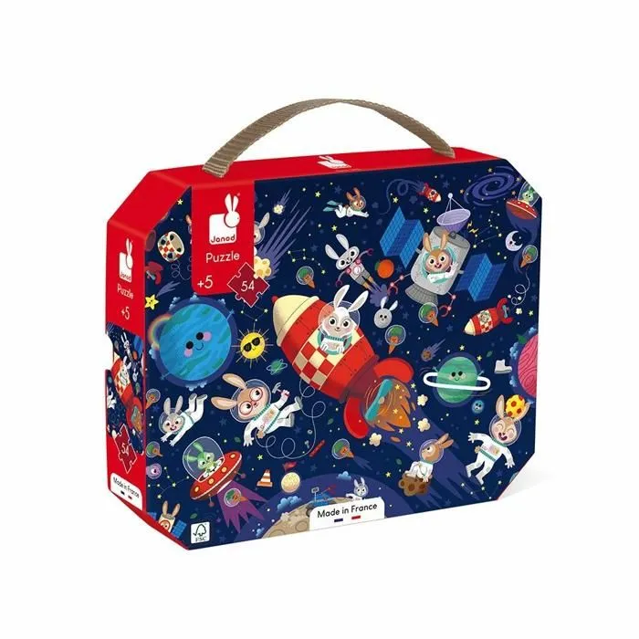 Janod - Puzzle Fusée 54 pcs - JURATOYS-0