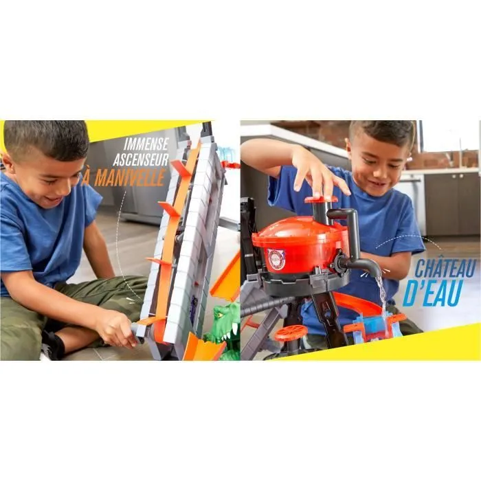 Circuit Hot Wheels - Station de Lavage Ultime - Véhicule Color Shifters inclus - Garçon - A partir de 4 ans-2
