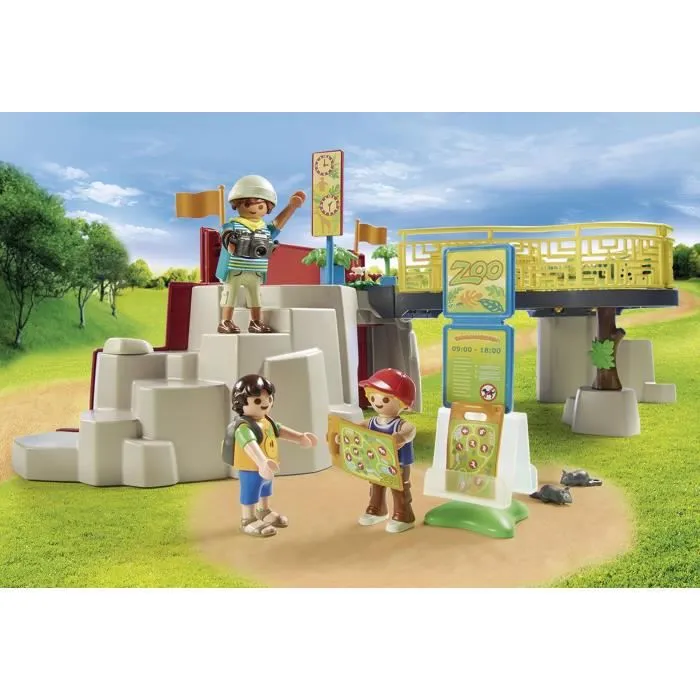 PLAYMOBIL - Le parc animalier - Ménagerie - Animaux sauvages-4