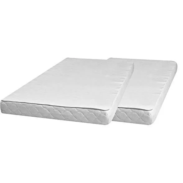 Drap-housse - Playshoes - 50 x 90 cm - Coton - 2 pièces - Blanc-0