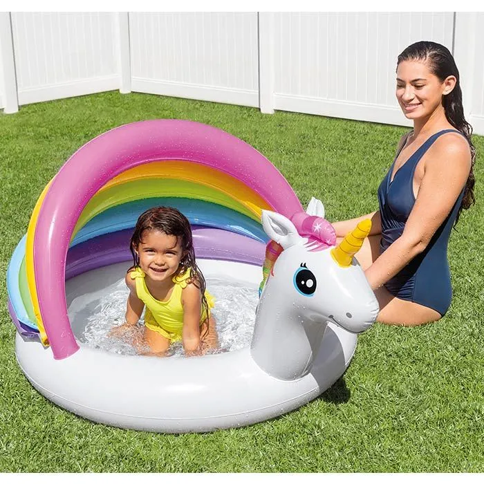 Pataugeoire Gonflable Intex Licorne-1