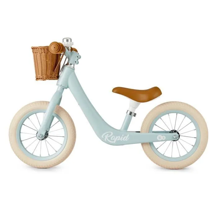 Kinderkraft Draisienne rétro RAPID 2 avec accessoires Bleu-1