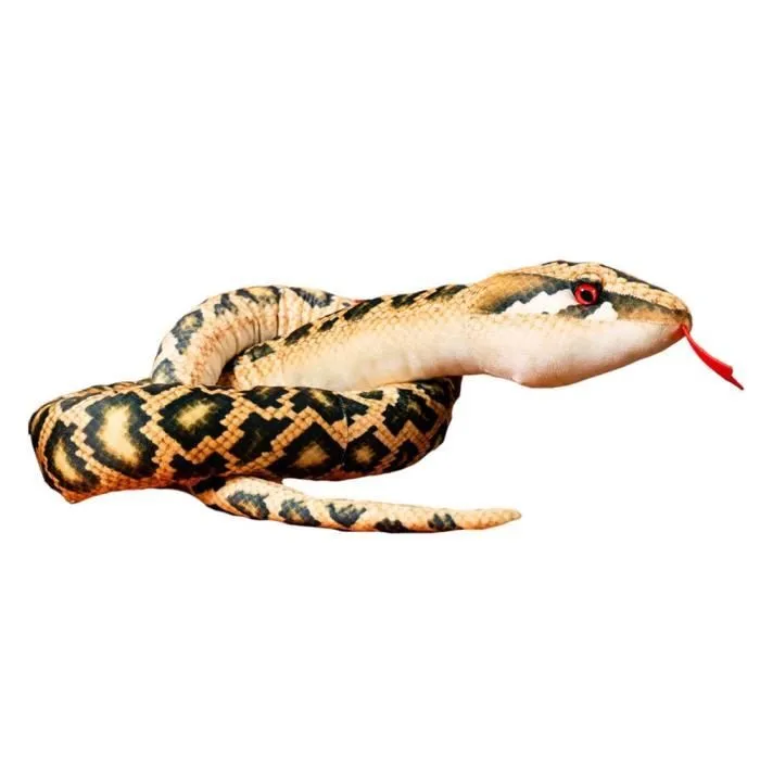 Jouet en peluche - Confort2Bebe - Serpent Noir - 210 cm - Doux et confortable - Mixte-0