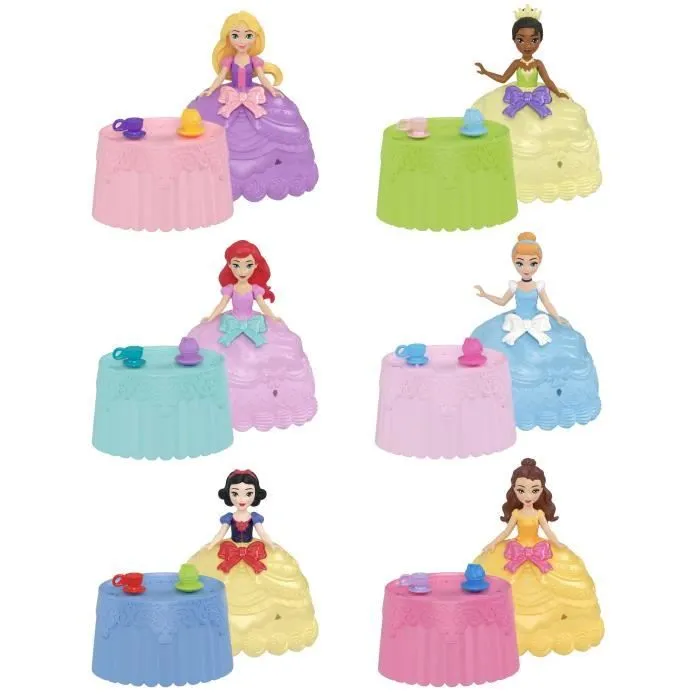 Princesses Disney - Petite poupée Cupcake Doll Reveal avec 5 surprises - Disney Princess - JFG78-4
