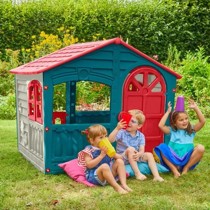 Maisonnette plastique Twilight 140 x 111 x 115 cm-1