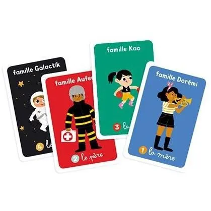 Jeu de cartes enfant - NATHAN - Jeu des 7 familles - Bleu - 2 joueurs ou plus - 10 min-2