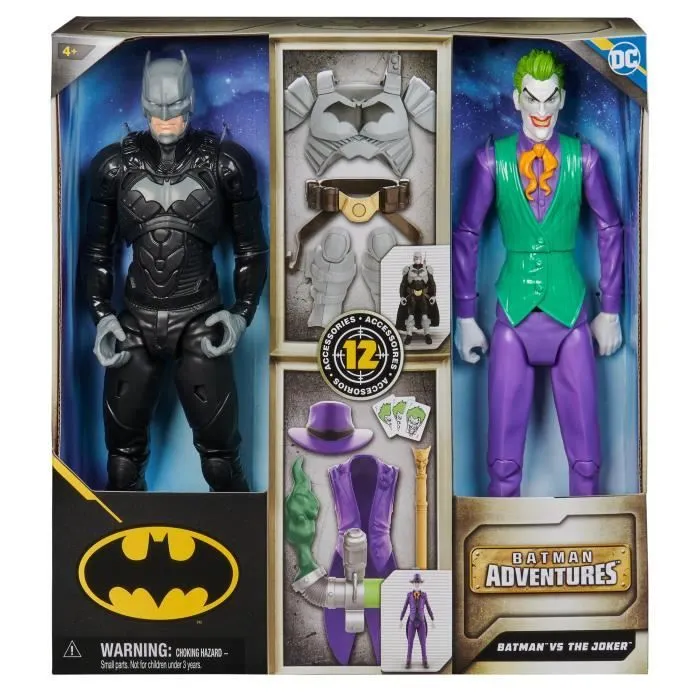 BATMAN - BATTLE PACK Figurine 30 CM Batman VS Le Joker - Batman Adventures-3