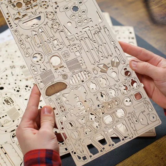 Three-wheeler UGR-S - Ugears - Puzzle 3D en bois-4