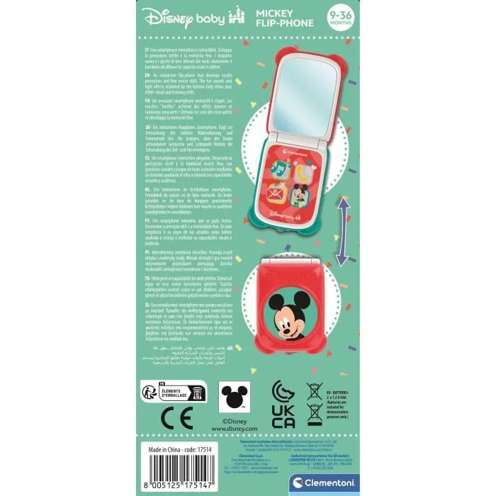CLEMENTONI - Flip Phone - Mickey-4