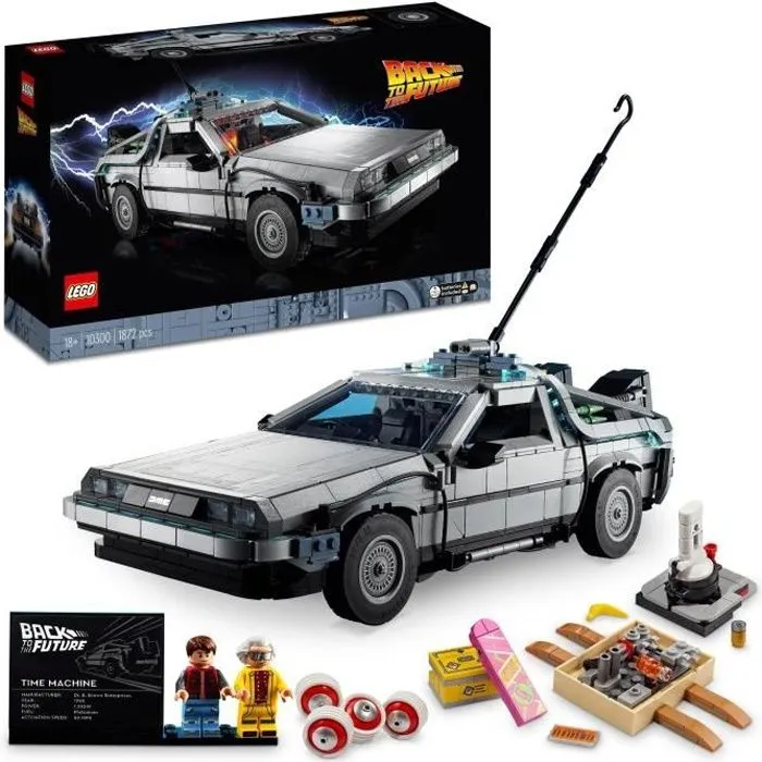 LEGO® 10300 La machine à remonter le temps de Retour vers le futur-0