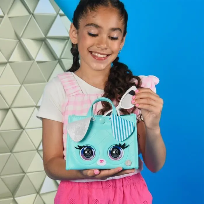 Purse Pets - Tote bag Chiot - Sac interactif (cligne des yeux, chante ...)-4