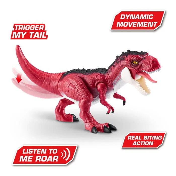 Robo alive - 7186 - Dino Action T-Rex Jouet robotique a Piles par ZURU-1