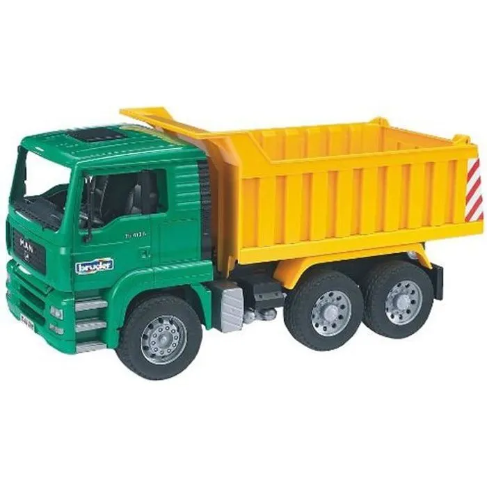 Camion Benne Man BRUDER 45cm Echelle 1/16 - Multicolore-0