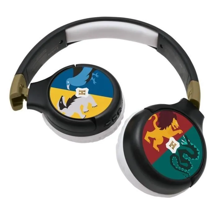 HARRY POTTER - Casque 2 en 1 Bluetooth® - Filaire confortable et pliable pour enfants avec limitation de son - LEXIBOOK-0