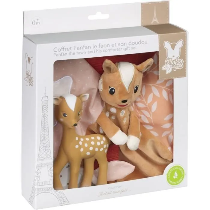 Coffret naissance - SOPHIE LA GIRAFE - Doudou Fanfan + Fanfan-0